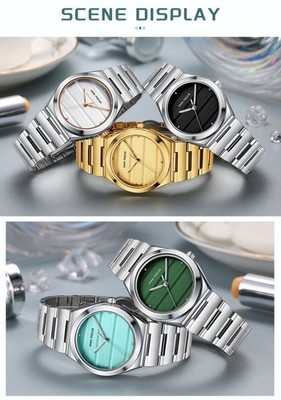 MINI FOCUS Women's Business Japanese Movement Luminous Waterproof Quartz Watch