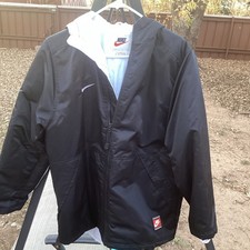 VINTAGE Nike Boys Jacket Large 14-16 Coat Logo Swoosh Hooded