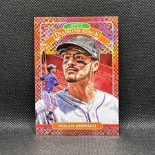 Nolan Arenado 2020 Donruss Optic Diamond King Red Dragon 44/88 Cardinals  