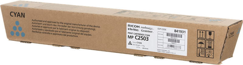 Ricoh 841931 Cyan MP C2503c : évitez les coulures et retrouvez des couleurs vives