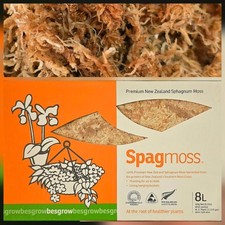 Sphagnum moss New Zealand. Long Fiber. 8L Orchid Medium. Top Quality Spagmoss