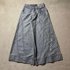 Y2K Vintage 90s skater grunge Baggy Wide leg Rave reflective Rare JNCO jeans