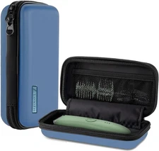 EVA Hard Case for Meridian/MANSPOT Shaver Groin & Body Hair Trimmer - Blue 
