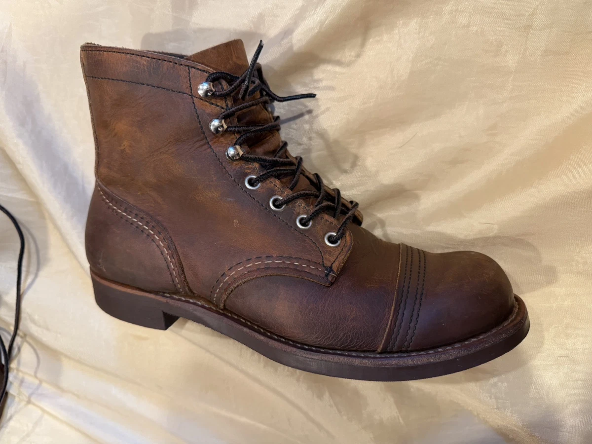 Red Wing Iron Ranger Workwear Brown Boots for Men for sale | eBay