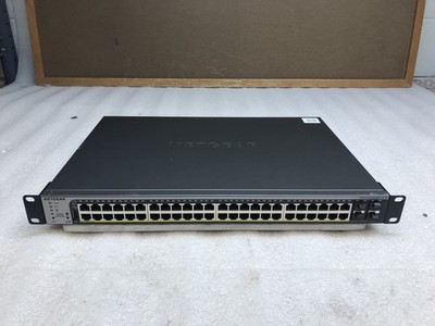 NETGEAR 48-Port Gigabit PoE+ Smart Managed Pro Switch 4 SFP Ports (GS752TPv2)