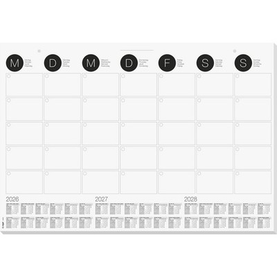 Sigel  H6550 Schreibunterlage Papier Monatsplan  (B x H) 59.50 cm x 41 cm 202...