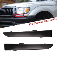Set For Toyota Tacoma 2001-2004 Front Bumper Grille Headlight Filler Trim Panel*