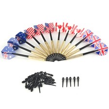 12 Pack Soft Tip Darts 14g For Electronic Dartboard With 36 Extra Tips Games