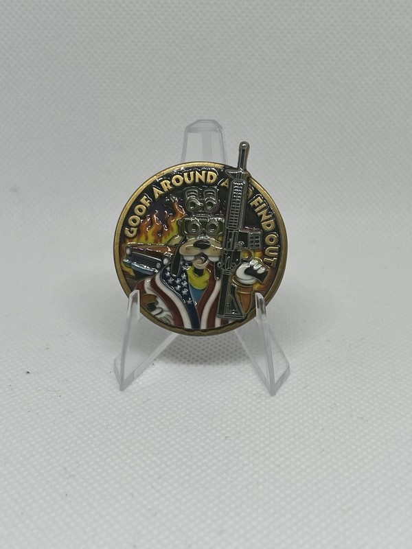Disney Goof Around And Find Out 2nd Amendment Challenge Coin