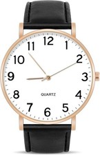 Mens Watches 39MM Men s Chronograph Watch Leather Watches Quartz Watch Business