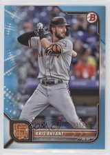 2022 Bowman Sky Blue Border /499 Kris Bryant #98 1f20