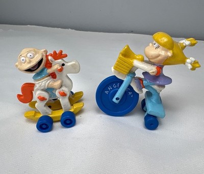 1994 Rugrats Nicktoon Cruisers Angelica Tricycle Tommy Horse Hardee s Toys