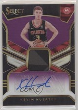 2018-19 Panini Select Rookie Jersey Purple Prizm 67/99 Kevin Huerter Auto 0q5