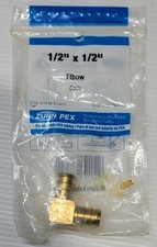 Zurn Pex 1/2" X 1/2" Elbow Plumbing QQF33X1PK1