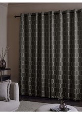 Next Collection Luxe Eyelet Curtains COST £95 per pair Fully Lined