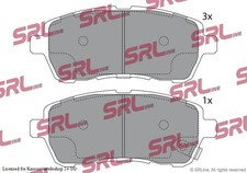 Bremsbelagsatz Vorne Lucas-Trw-System für Ford Fiesta Limo VI CB1 Van ab 05->