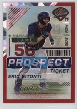 2024 Panini Prospect Edition Red Ice Prizm Eric Bitonti #16 1jk8