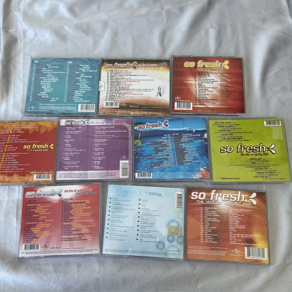 So Fresh CDs Lote a Granel x10 Country Pop Rock Dance R&B 00s Compilação de Música Mista - Imagem 2 de 4