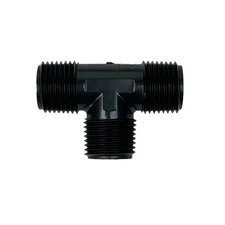 B&B Molders T-Connector Fitting for RV Nautilus System, Black