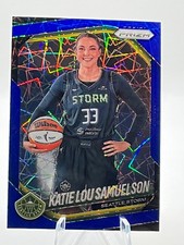 2025 Panini Prizm WNBA Katie Lou Samuelson  Blue Velocity Seattle Storm