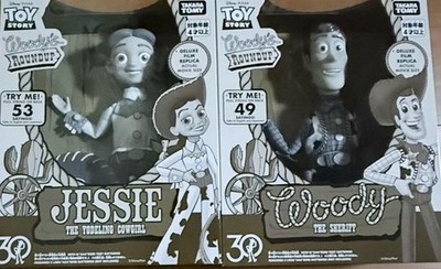 Toy Story 30th Anniversary Real Size sprechende Figur Woody Roundup Ver. 2er Set