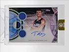 TRISTAN DA SILVA 2025-26 TOPPS 3 VETERAN 3 GAME USED PATCH AUTO 49/49 Q5692