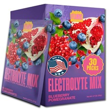 Dr. Price  s Electrolytes Hydration Powder Packets   Blueberry Pomegranate, 30...