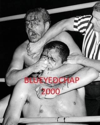 BABA THE GIANT  VS THE SHEIK WRESTLER 8 X 10 WRESTLING PHOTO NWA