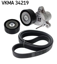 Keilrippenriemensatz SKF VKMA 34219 für FORD FIESTA 7 HJ HF Van 6 CB1 CCN MAX JK