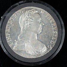 1780 1 Thaler Austria Maria Theresa Restrike In Capsule 