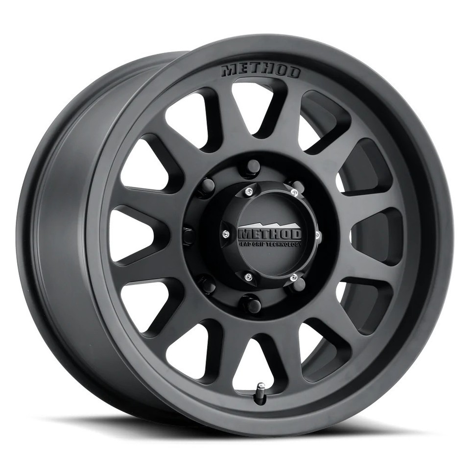 One 17x9 Method MR704 HD Bead Grip 8x180 18 Matte Black Wheel Rim 130. ...
