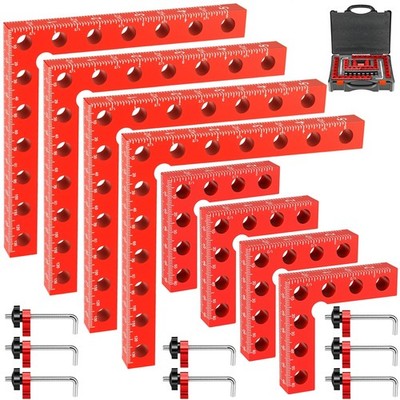 Corner Clamp for Woodworking, 90 Degree Right Angle Clamp, 8 Pack 5.5'' & 2.5''...