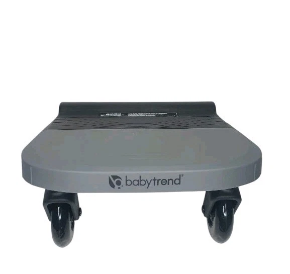 Tabla de cochecito negra duradera con ruedas de deslizamiento suave - Capacidad de 50 libras Foto 3 de 4