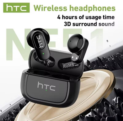 HTC AI Translator Earbuds Bluetooth 5.3 Wireless TWS Headphones w/Mic