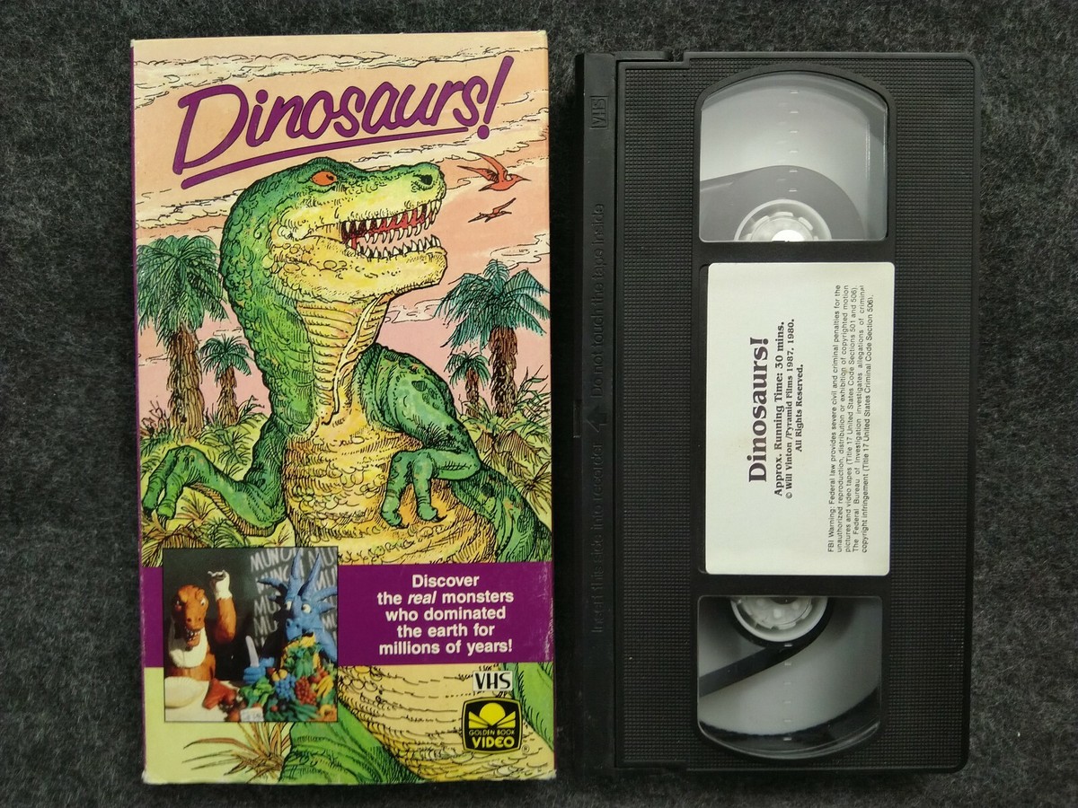 VHS Dinosaurs! A Fun-Filled Trip Back in Time (VHS 1987