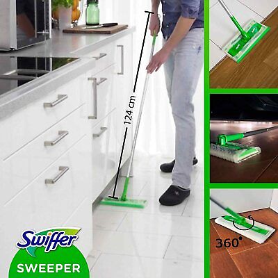  Swiffer Sweeper - Recambios de tela seca multisuperficie para  barrido y limpieza de pisos, 20 unidades : Salud y Hogar