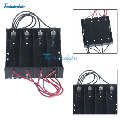 Battery Holder Storage Plastic Box Case For 4x 18650 Rechargeable Battery
