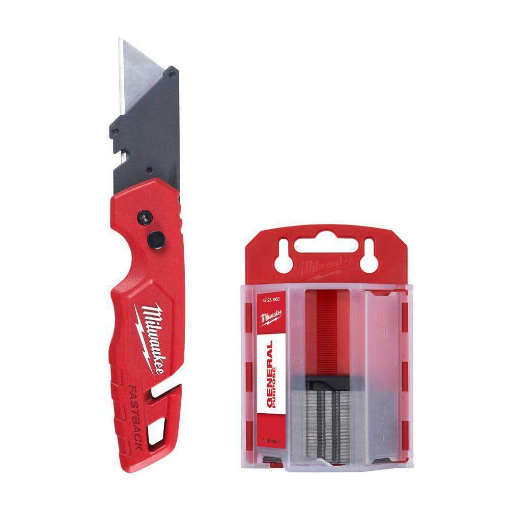 Milwaukee 48-22-1504 Red Utility Knife with Compact Design