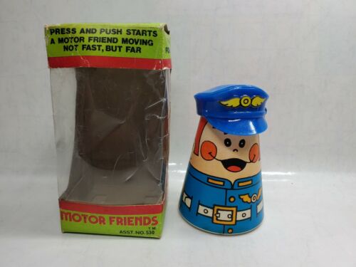 1974 Nasta Motor Friends Pilot(No. 533)Friction Toy w/ Original Box WORKING..... - Afbeelding 1 van 10