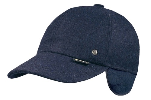 Wegener GORE-TEX ® Basecap Fullcap Wool Cap Earflaps Blue New Trend