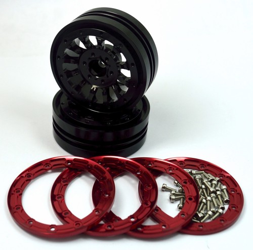CNC Machined 1.9” Alloy Beadlock Wheels 2 pcs For Traxxas TRX-4 Trail Crawler - Picture 5 of 5