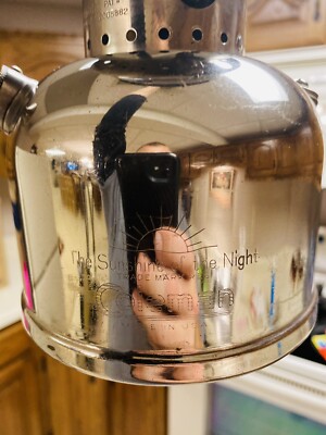 RARE* Vintage Coleman Nickel 242C Single Mantle Lantern 12/1947