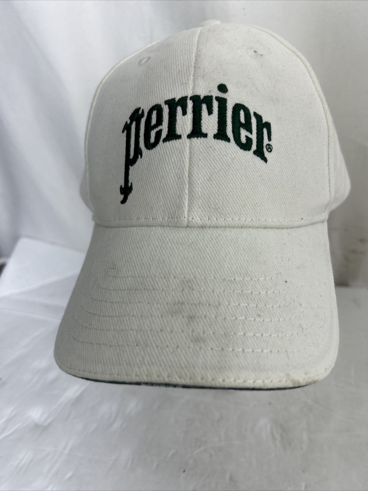 Perrier Strapback Baseball Hat White Adjustable S… - image 4