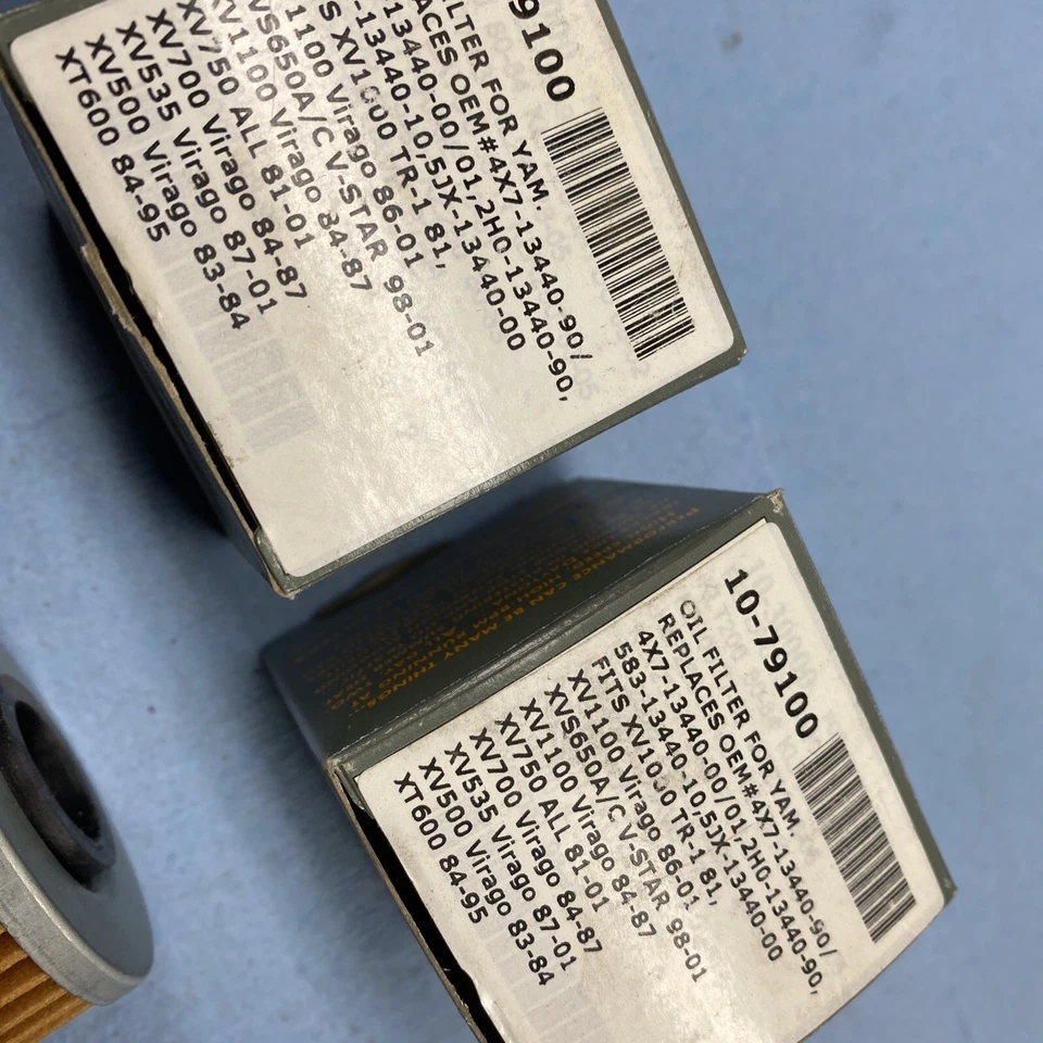 Filtro de aceite 3pk EMGO 10-79100 Yamaha Riva Virago V-Star XV XVS SR XC XT SRX Foto 2 de 2