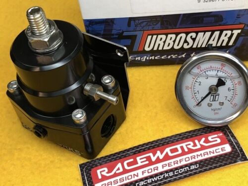 Raceworks FPR-501BK Fuel pressure regulator + Turbosmart pressure gauge - Picture 1 of 6