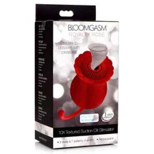 Bloomgasm: Royalty Rose Textured Suction Clit Stimulator