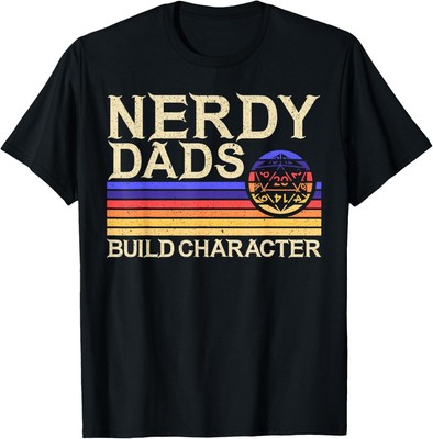 Nerdy Dad RPG Gaming D20 Tabletop Games Funny RPG Gamer T-Shirt Hoodie