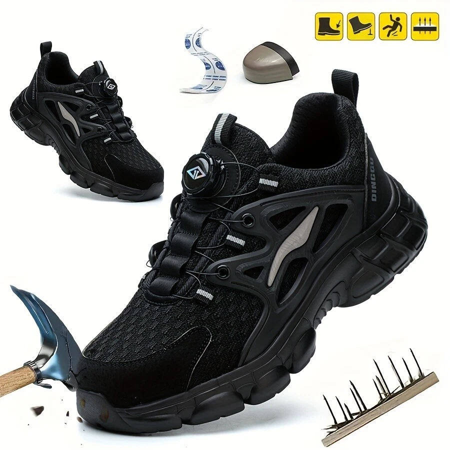 Steel Toe Shoes Men's Indestructible Work Boots Safety Shoes Protective Sneakers
Opens in a new wind