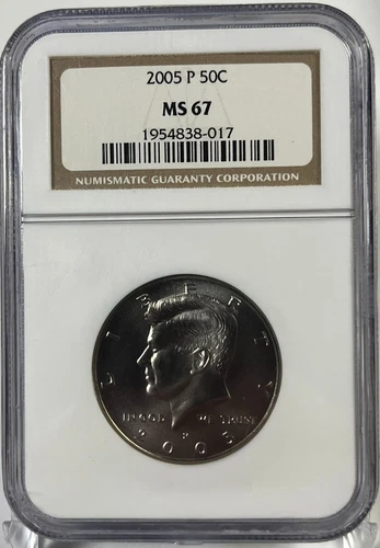 2005-P 50c Kennedy Half Dollar NGC MS67