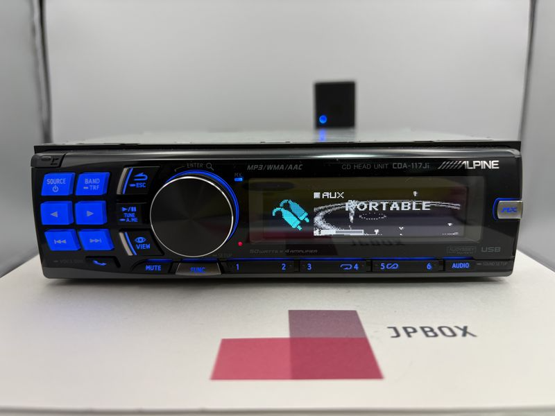 アルパイン　CDA-117JI Alpine CDA-117Ji 1DIN CD USB AUX w/Ai-Net BT Receiver Tested